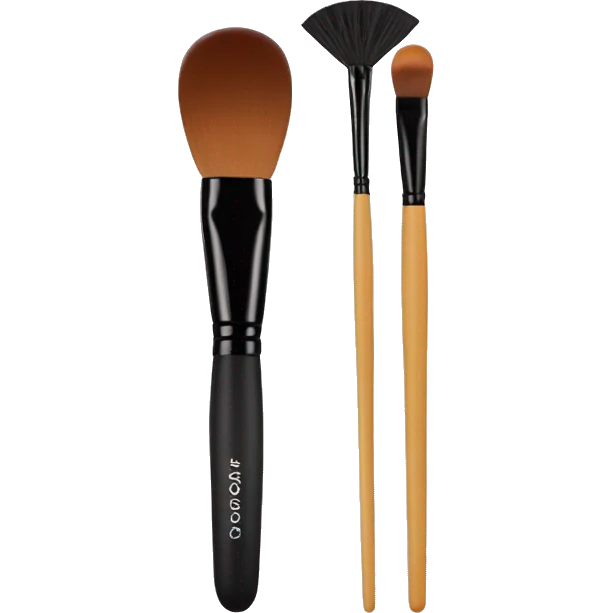 makeup brush & makeup emoji
