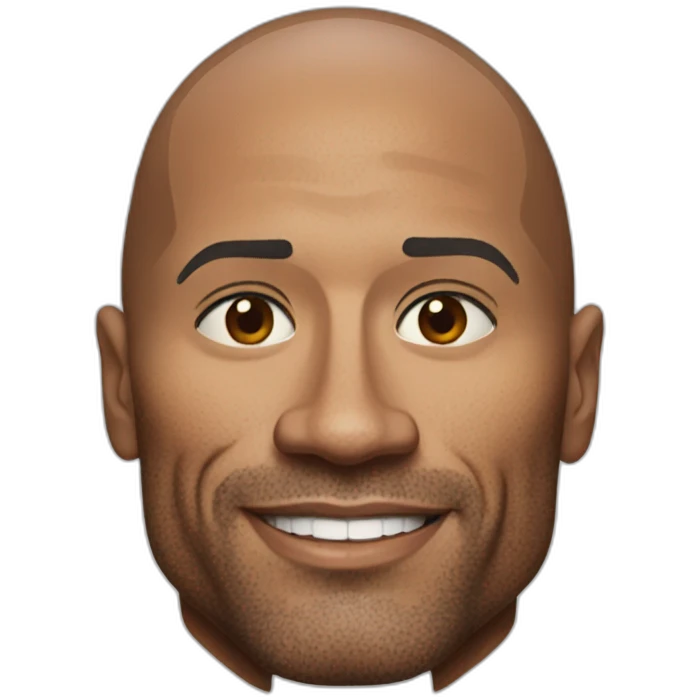 Dwayne Johnson emoji