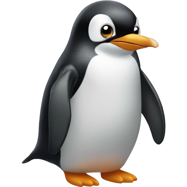 Penguin smōķíñg  emoji
