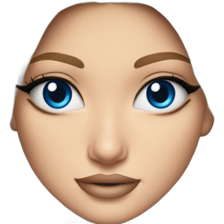 gigi hadid, blue eyes emoji