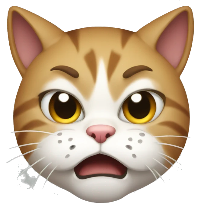angry cat emoji