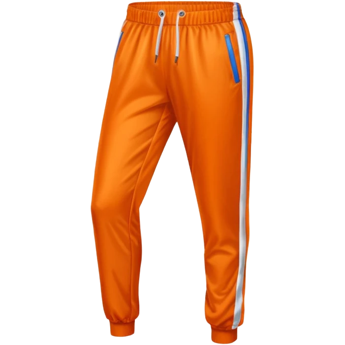Tracksuit bottom orange emoji