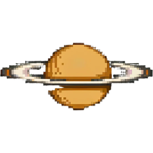 planet saturn with rings emoji