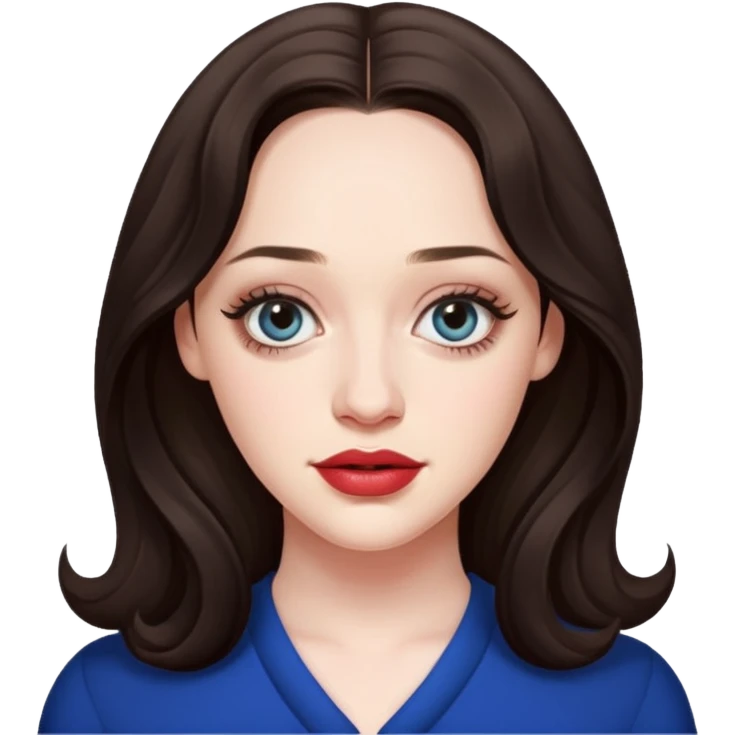 Kat Dennings real features emoji