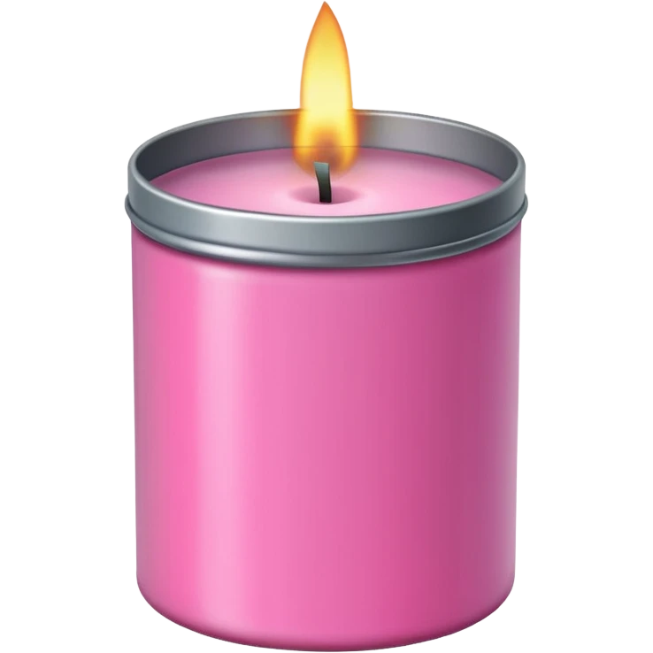 pink candle tin emoji