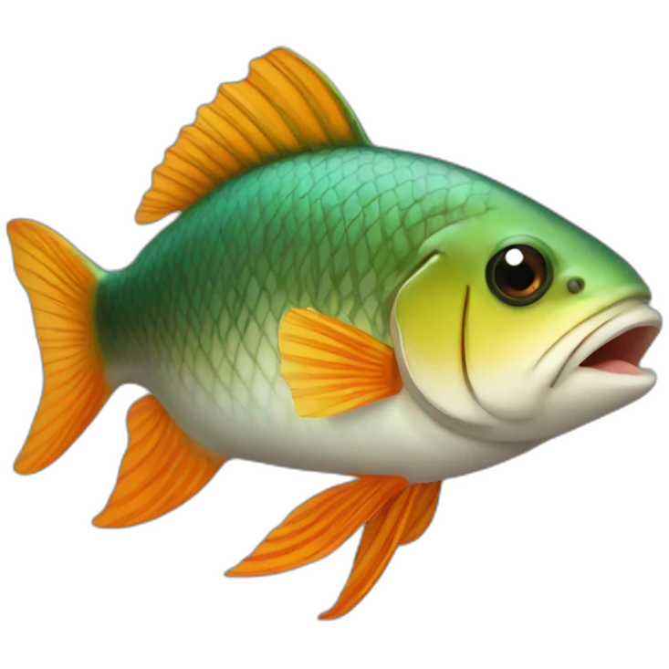 Poisson qui coure emoji