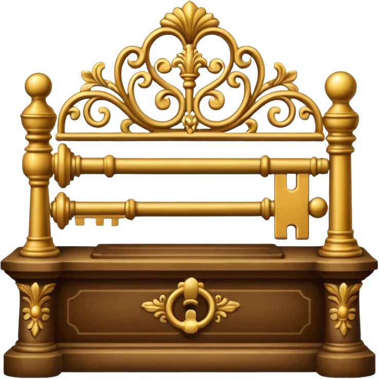 key in the horizontal position old and ornate emoji