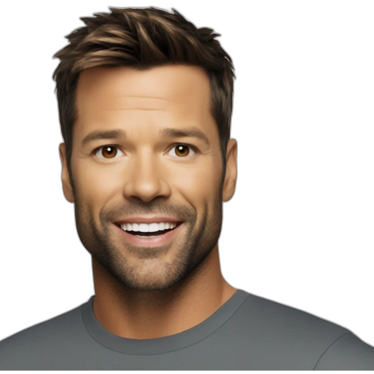 ricky martin face emoji