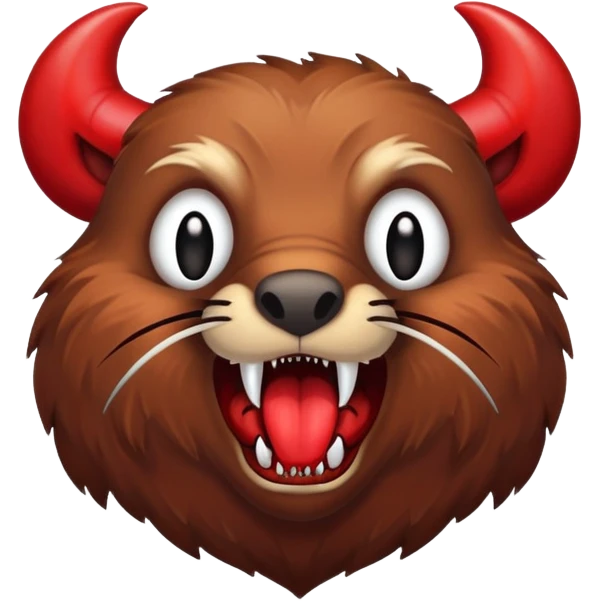 beaver killed by Satan because he talked a lot emoji