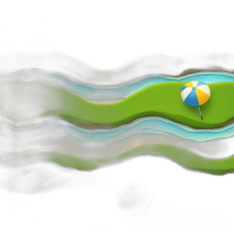 Golf and beach emoji