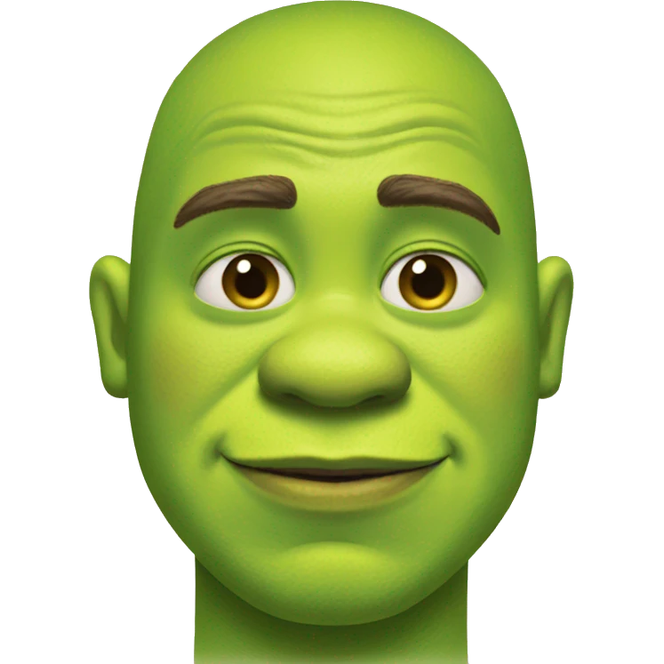 shrek with makeup emoji