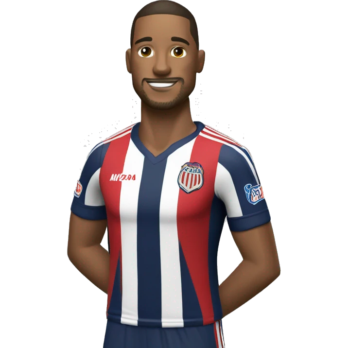 Homre con camisa de las chivas  emoji