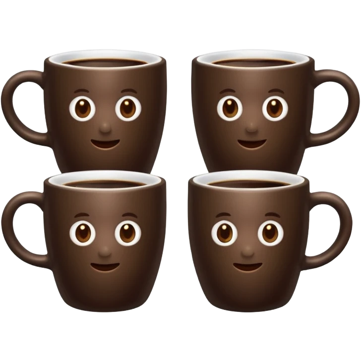Half-Filled Glasses coffe emoji