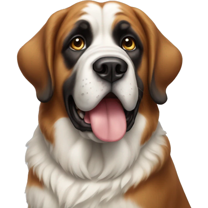 dog saint bernard emoji