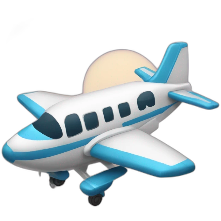 Avion qui rentre dans un immeuble emoji