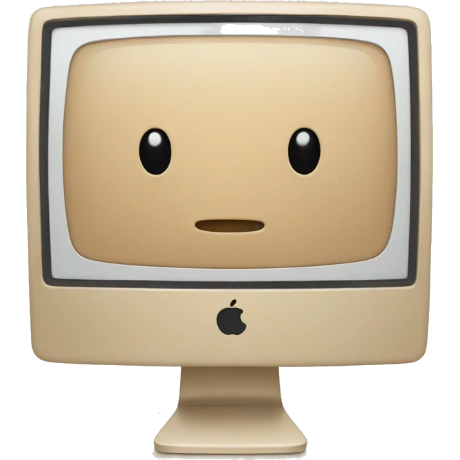 beige imac emoji
