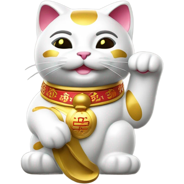 Asia lucky cat emoji