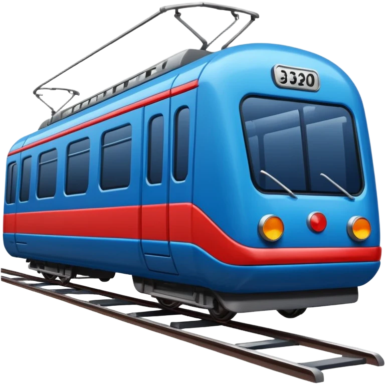 Moscow metro car from the outside emoji