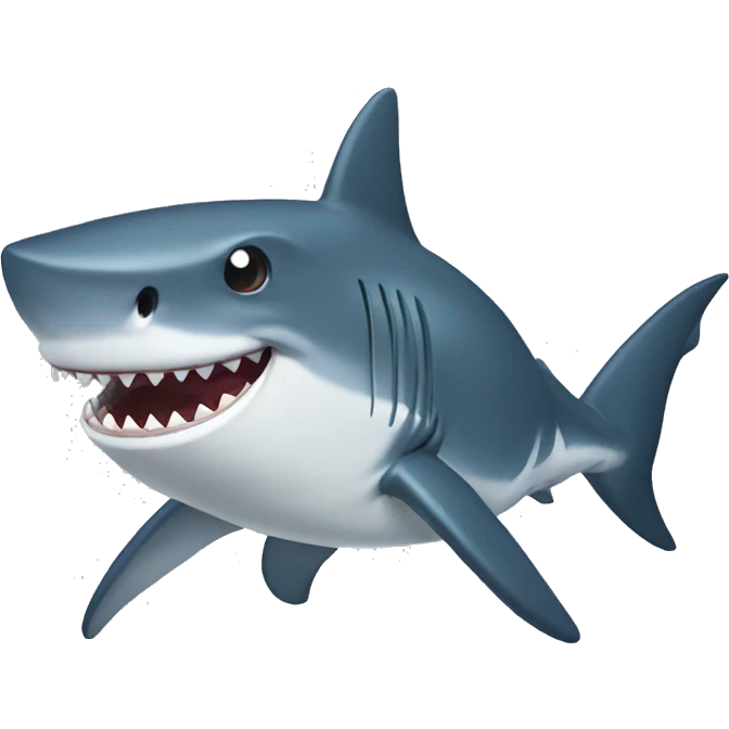 shark with biceps emoji