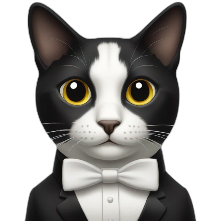 tuxedo-cat-monopoly-mustache emoji