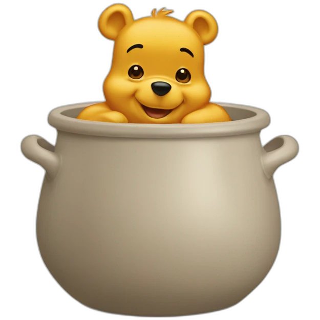 Winnie-Pooh pot de miel emoji