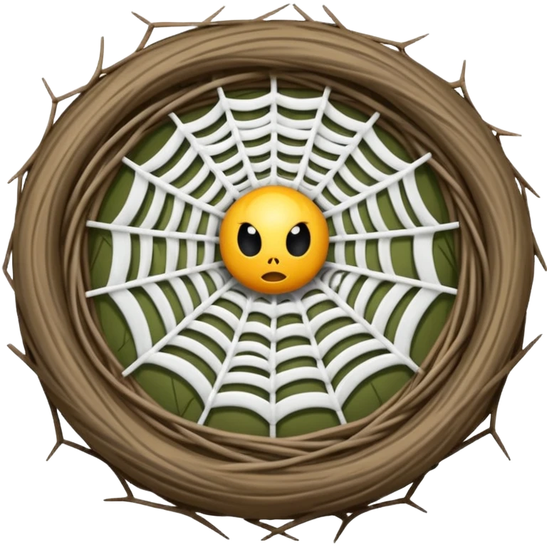 spiderweb nest emoji