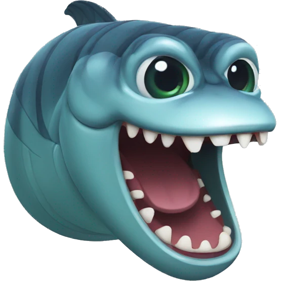 yelling eel emoji