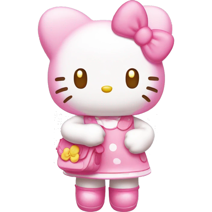 Hello Kitty abrazando a my Melody  emoji