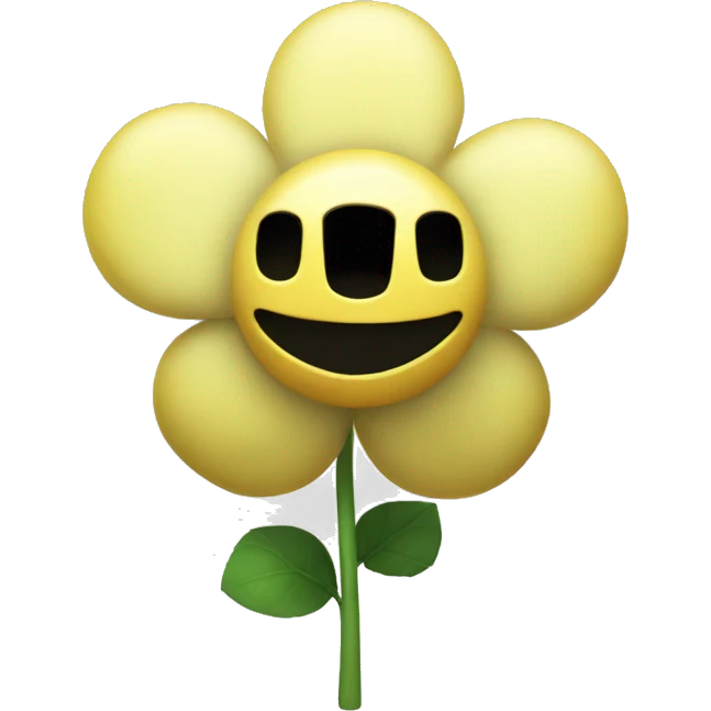 Flowey from Undertale emoji