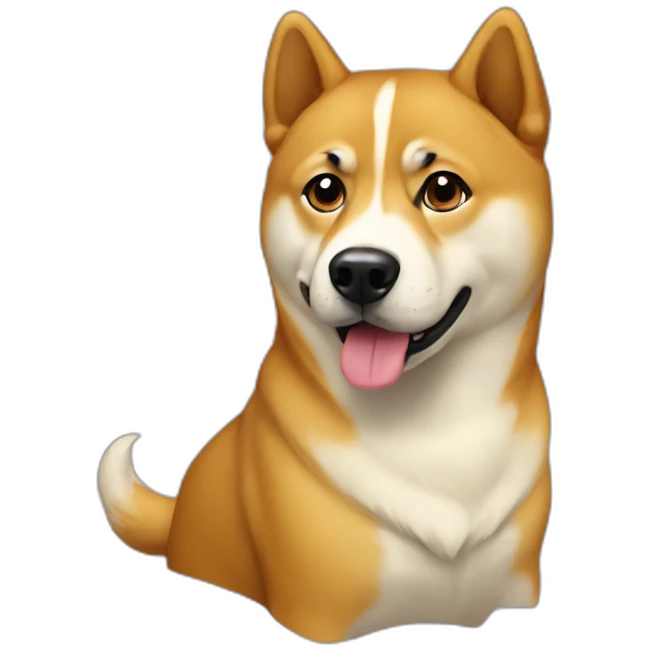 Doge cartoon emoji