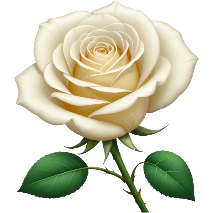 Trandafir alb emoji