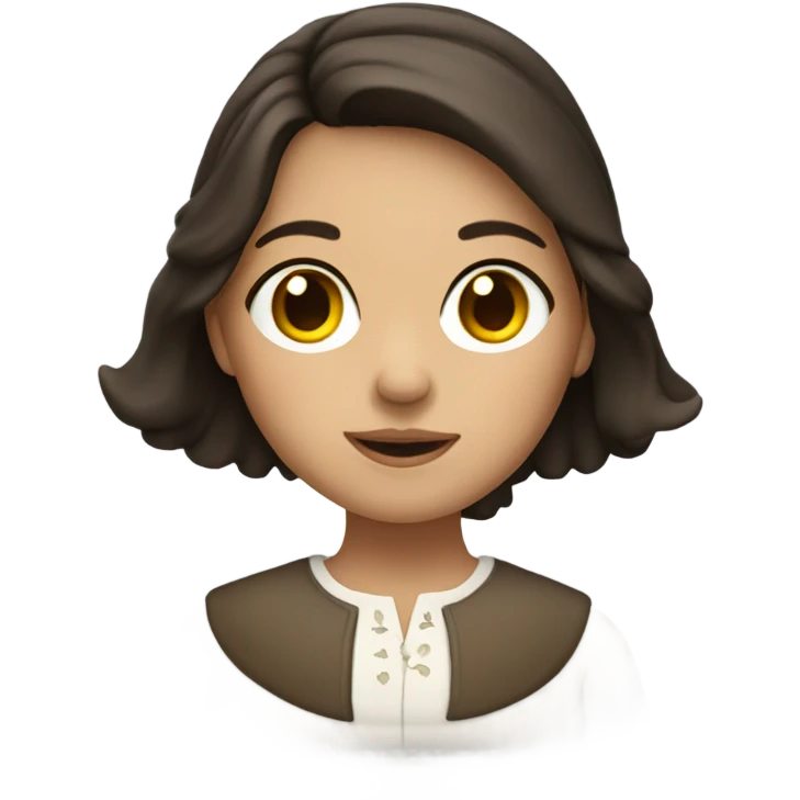 Brunette Welsh girl emoji
