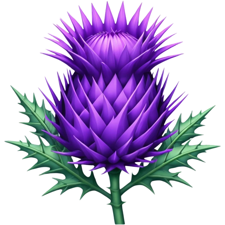 um emoji de cardo a flor emoji