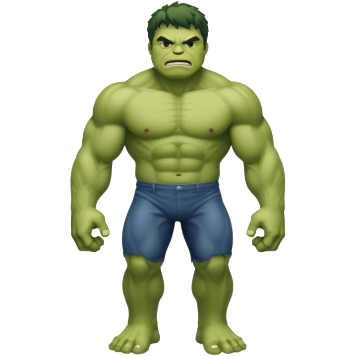 Hulk full body emoji
