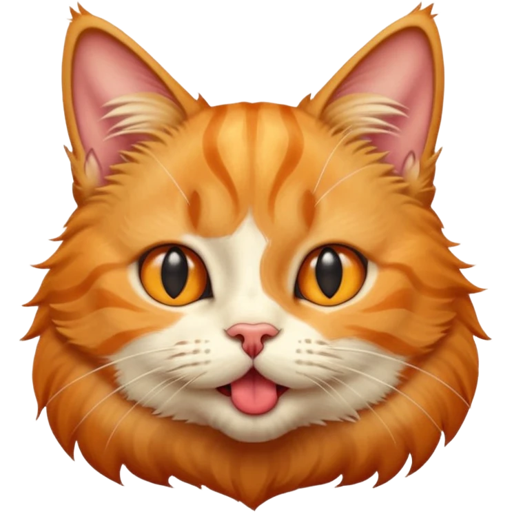 Cat sticking its tongue out  emoji