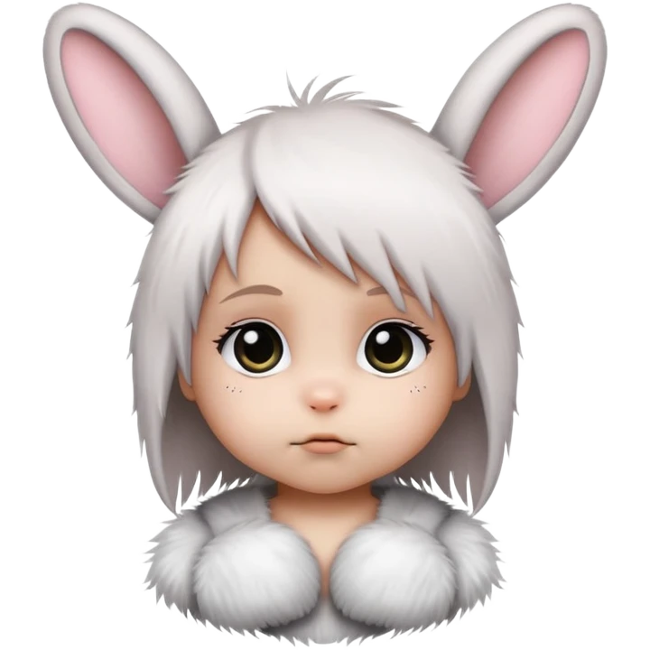 easter emo baby fur bunny  emoji