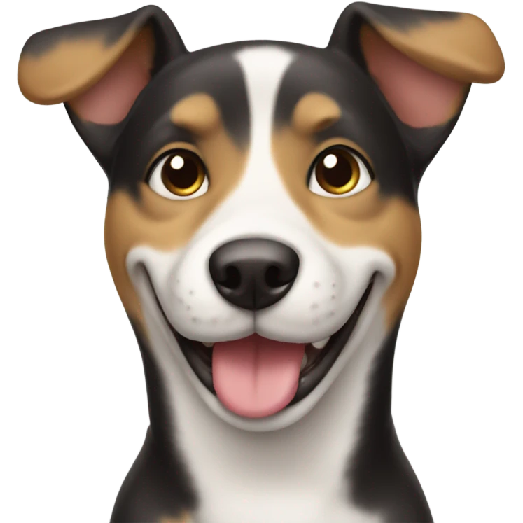Smiling dog  emoji