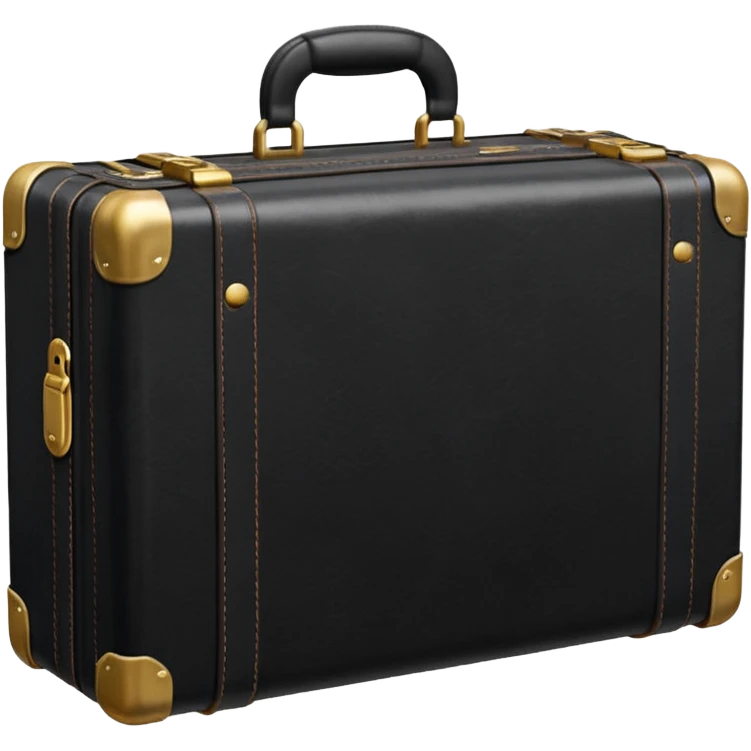 black vacation case emoji