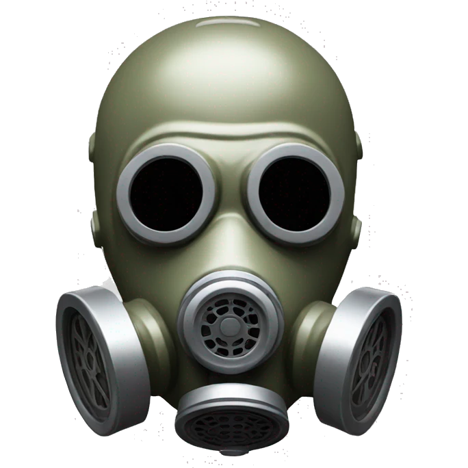 Mickey Mouse gas mask emoji