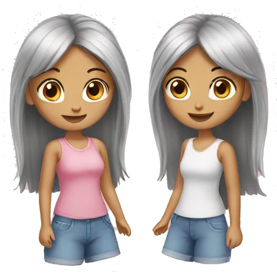 two girl best friend emoji