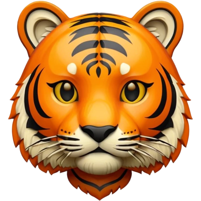 carved mini tiger emoji