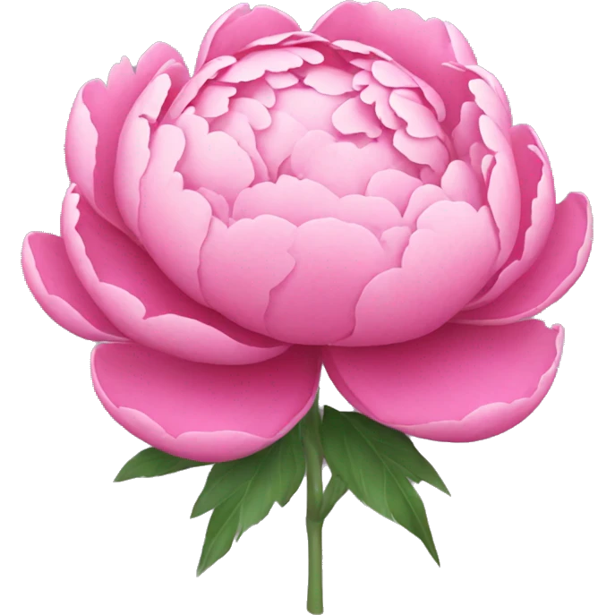 Pink peony bouquet emoji