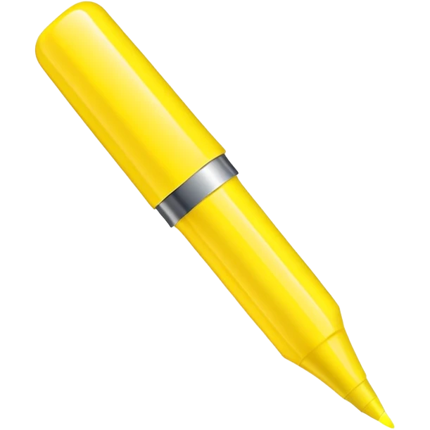 simple yellow highlight marker emoji