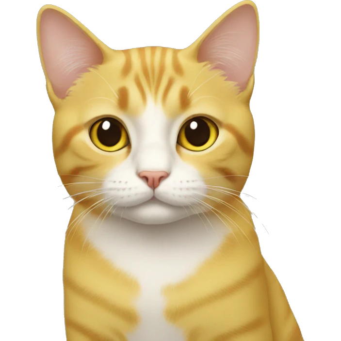 cat yellow emoji