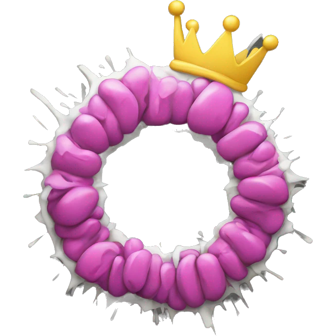 Couronne graffiti emoji