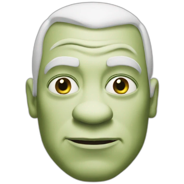 white-shrek emoji