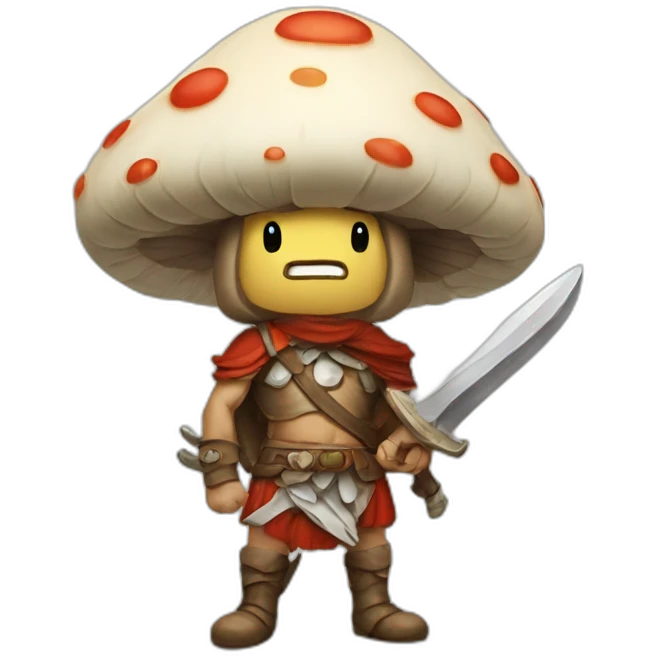 mushroom warrior emoji