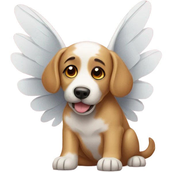 Dog with wings emoji