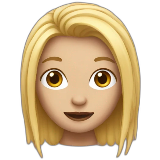 Spider with blonde hair  emoji
