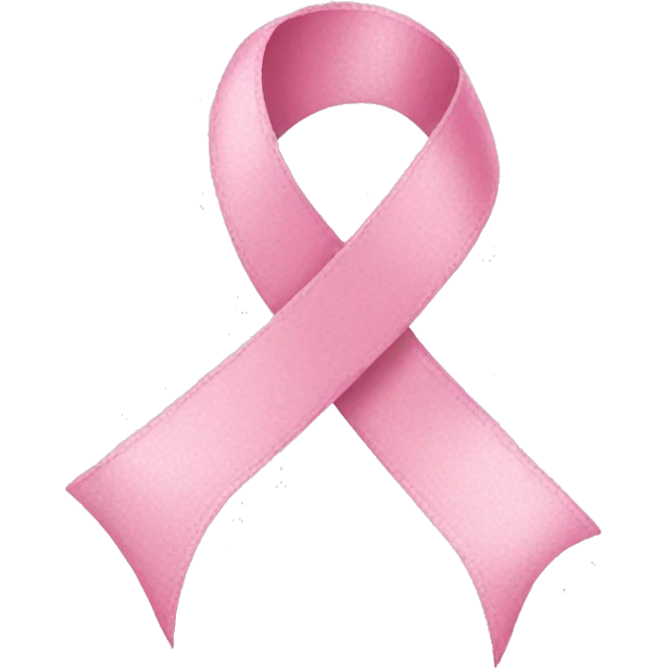 light pink ribbon emoji